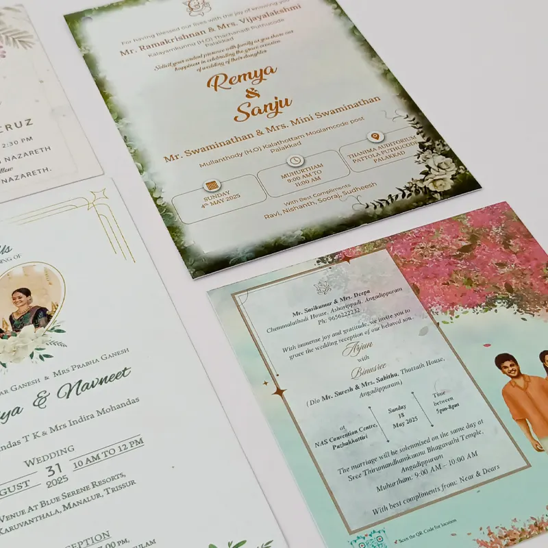 Invitation cards printing